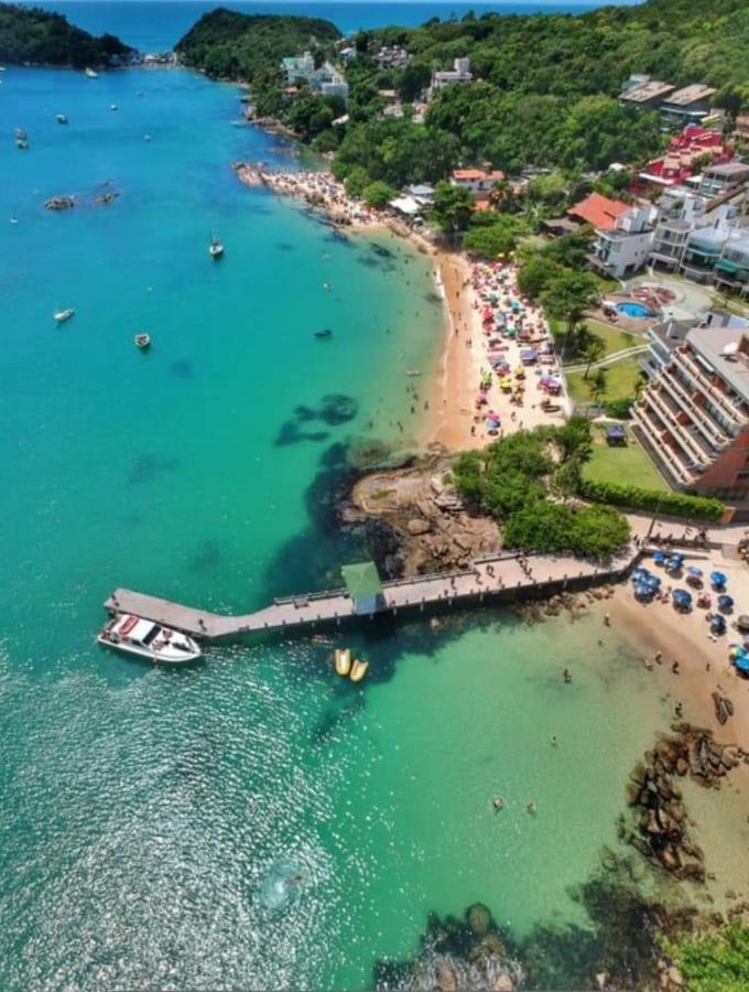 Apartamento Frente Mar Com 02 Suites Bombinhas Dış mekan fotoğraf